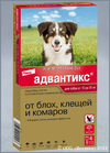 Адвантикс 250 для собак весом от 10 до 25 кг, уп. 4 пипетки