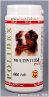 Полидекс Мультивитум плюс (Polidex Multivitum plus), банка 500 таб.