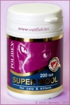 Полидекс Супер шерсть (Polidex Super wool) для кошек и котят, банка 200 таб.