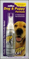 Средство для уничтожения пятен и запахов Urine Off 01387UO для собак и щенков, фл. 118 мл