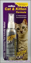 Средство для уничтожения пятен и запахов Urine Off 01389UO для кошек и котят, фл. 118 мл