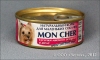 Мон Шер мясное ассорти в желе, консервированный корм для собак, банка 100 г