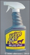 Средство для уничтожения пятен и запахов Urine Off для кошек, собак, грызунов, рептилий фл. 500 мл