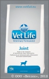Лечебный корм Фармина для собак при заболеваниях опорно-двигательного аппарата (Vet Life Joint), уп. 2 кг