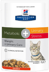 Хиллс Лечебный корм для кошек при профилактике Цистита, вызванного Стрессом, Снижение и Контроль веса (Hill