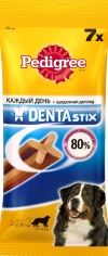 Дента Стик Косточка для очищения зубов крупных собак (Pedigree Denta Stix), уп. 270 г
