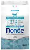     (Monge Monoprotein Kitten Trout) , . 400 