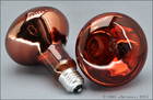 Лампа ИКЗК 230-100 инфракрасная зеркальная (из красного стекла), 1 шт.