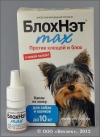 БлохНэт капли инсекто-акарицидные для собак весом до 10 кг, фл. 1 мл
