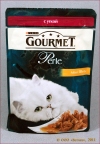 Гурме Перл консервированный корм для взрослых кошек с уткой в подливке, 85 г