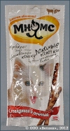 Мнямс, Лакомые палочки для кошек с говядиной и печенью, уп. 3 шт.