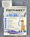 Сертифект Спот-Он для собак весом 10–20 кг, уп. 1 пипетка