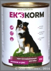EKKORM, ЭККОРМ для собак с Ягненком и рисом, банка 850 г