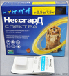 НексгарД Спектра S жевательные таблетки для собак от 3,5 до 7,5 кг, уп. 3 таб