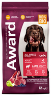Авард корм для собак всех пород (AWARD Adult All Breed), с ягненком и индейкой, уп. 12 кг