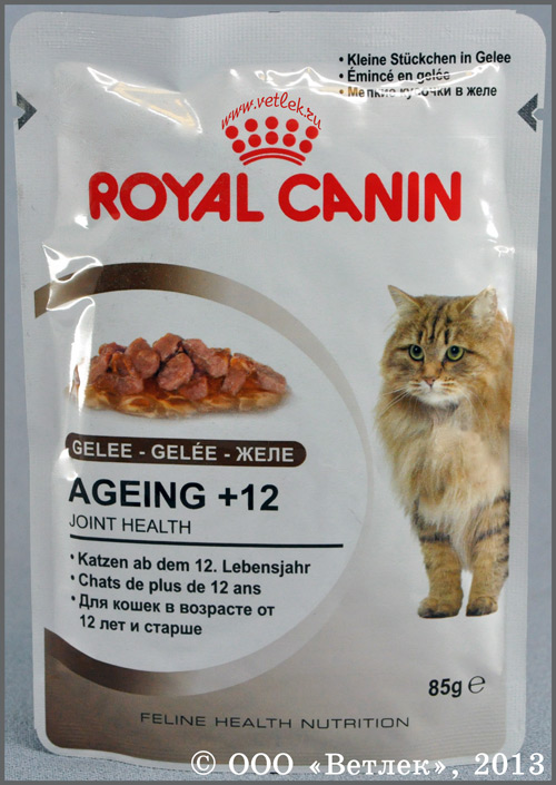 Royal canin 12 для кошек. Корм для кошек Royal Canin ageing +12 + пауч. Влажный корм для пожилых кошек Royal Canin ageing +12 85 г (кусочки в желе). Роял Канин для кошек 12+ паучи. Роял Канин Инстинктив в желе пауч 85г.